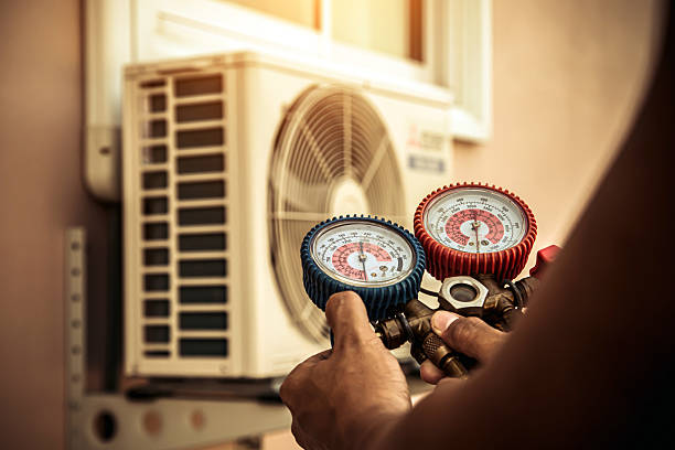 Professional Furnace Repair technician working in Forestdale, MA